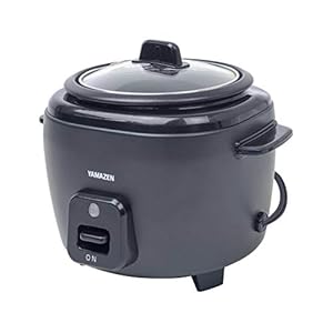 [山善] 炊飯器 コンパクトクッカー 3WAY (炊く/蒸す/煮る) 電気鍋 YCJ-S025(B)