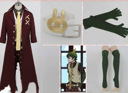 Amazon ウェブエッセンス コスプレ衣装 青の祓魔師 あおのエクソシスト 地の王 アマイモン 甘毳 Amaimon 風 コスプレ クリスマス ハロウィン イベント仮装 コスチューム オリジナル ブレスレット 付き 男性m コスプレ 仮装 通販