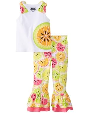 Baby Girls' Citrus Tank and Ruffled Pant Set