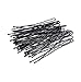DNHCLL 100PCS Black Metal U-Shape Bobby Pins Curved Bun Hair Clip,Special Hair Pin Of The Studio for Girls Women and Hairdressing Salon,Is Used To Add Coarse Fixed Tool