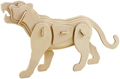 Wooden 3D Puzzle Chinese Zodiac Animal Tiger