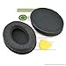 Geekria QuickFit Replacement Ear Pads for Sennheiser HD448, HD449, HD418, HD419, HD428, HD429, HD439, HD438 Headphones Ear Cushions, Repair Parts (Black)