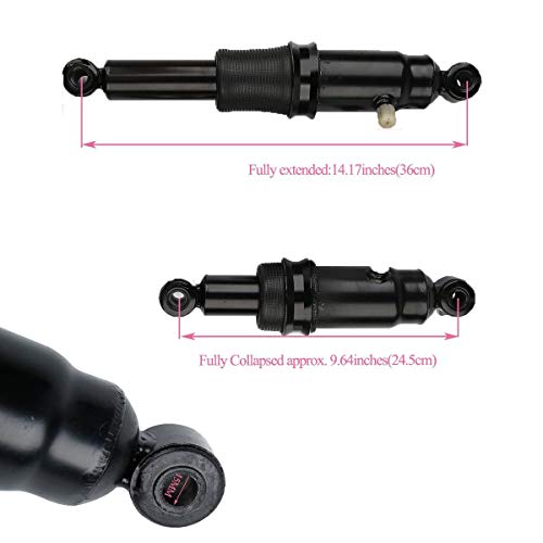 XFMT Adjustable Rear Air Ride Suspension Kit Compatible with Harley