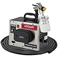 Apollo Precision-6 Pro HVLP Turbine Spray System - 1 Quart Pressure Feed Cup (Bottom Mounted) - HVLP Paint Sprayer, Paint Gun, Paint Sprayer Gun, HVLP Spray Gun