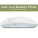 ADJUSTABLE Bamboo ALOE VERA Shredded Memory Foam Pillow - SLEEP BETTER THAN EVER - Micro-Vented Bamboo Cover - Hypoallergenic and Dust Mite Resistant by My Perfect Dreams (King)