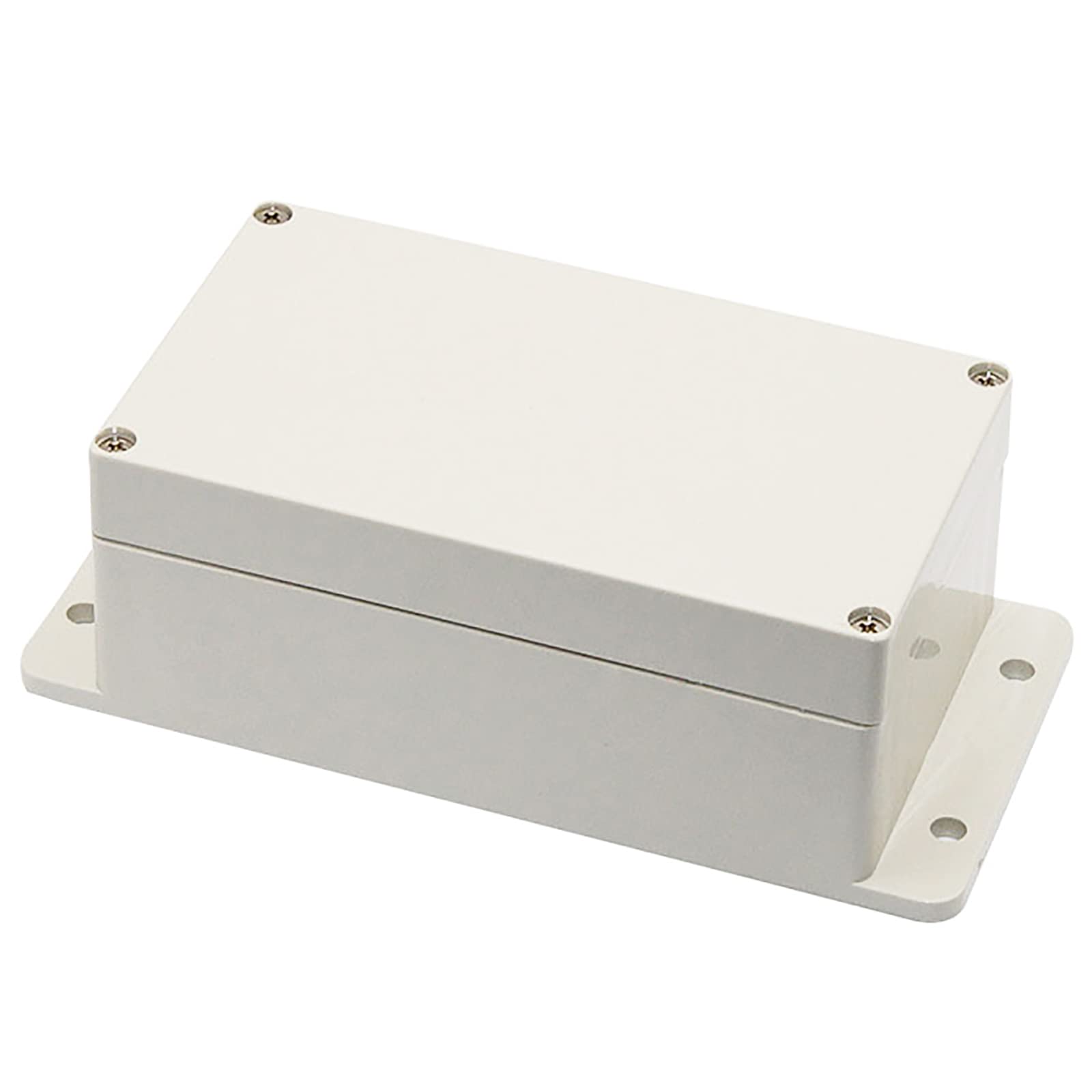 BE-TOOL IP65 Junction Box - Waterproof Enclosure Instrument Case - ABS Electrical Project Box DIY For Electronic Projects, Power Supply Units (1Pcs, Grey)