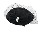 Women's Fascinators Hat Pillbox Hat Cocktail Party Hat with Veil Hair Clip