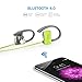 Bluetooth V4.0 Headphones Wireless Earbuds for Sports Workouts & Running, Up to 8 Hours of Music with Premium Sound & Echo Elimination, (Green)