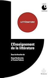 L' enseignement de la littérature