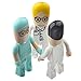 3 Pieces 8GB Doctor Surgeon Shape Cartoon USB Flash Drive Data Storage Memory Stick (Green White)