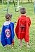 MIJOYEE Superhero Capes and Mask Costumes for Kids,Cartoon Dress up (Flash and Green Lantern - Boys)