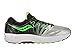 Saucony Men's Hurricane ISO 2 Running Shoe, Black/Silver/Slime, 9.5 M US