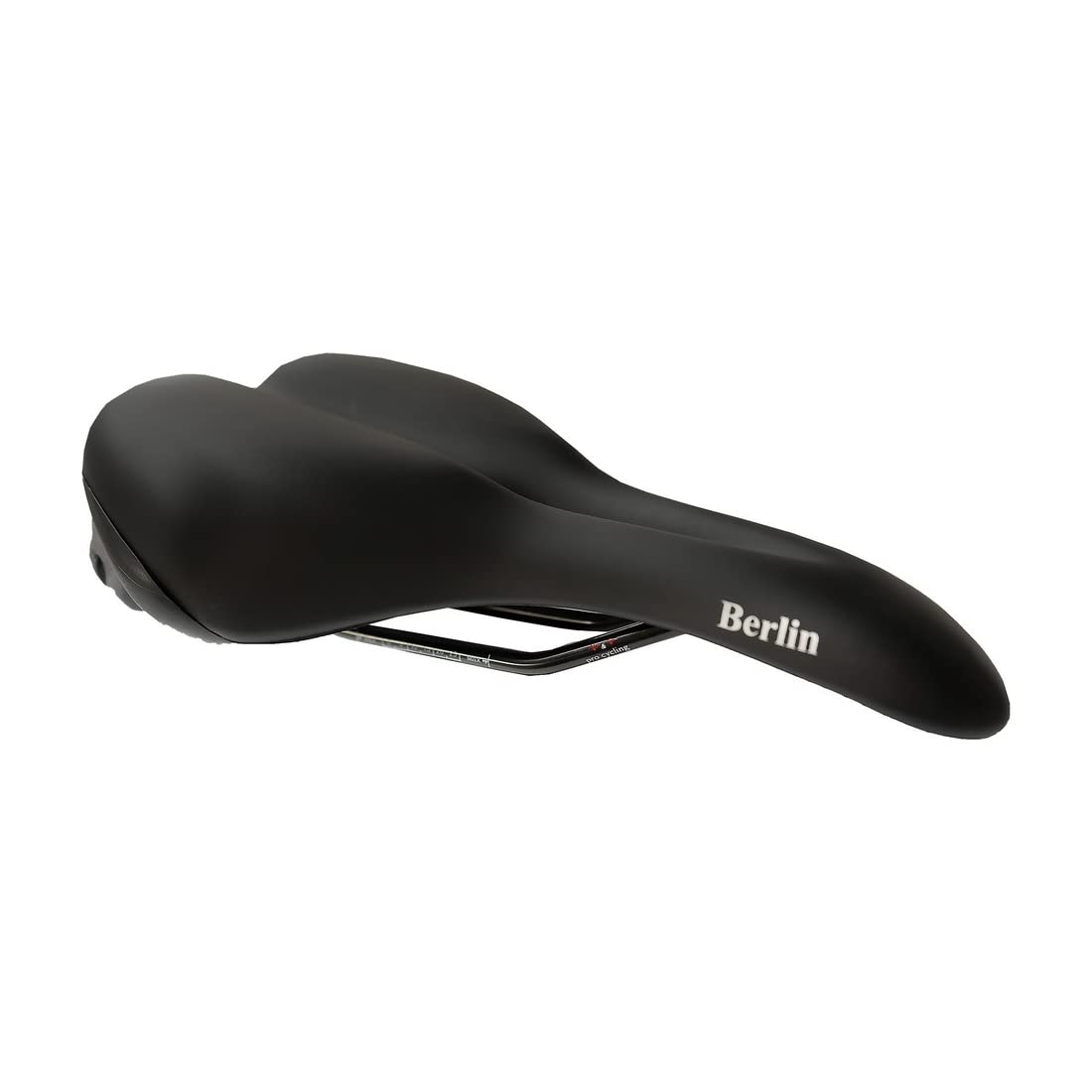 P & P pro cycling Unisex - Adult Berlin 030 Comfortable Saddle, Black, 265 x 190 mm