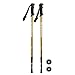Winterial Highland 30 Inch Lightweight Aluminum Rolling Terrain Comfort Snowshoes with Adjustable Poles and Carry Bag, Black and Gold