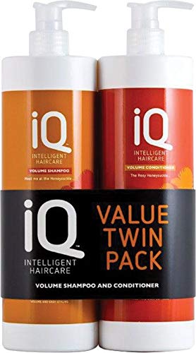 IQ Intelligent Haircare Volume Twin, Orange, 1 l, Pack of 1