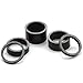 HJ Garden 5pcs 28.6mm(1-1/8 inch) Bicycle Carbon Fiber Headset Spacer Kit for MTB Road Bike 3/5/10/15/20 mm 5 Sizesthumb 2