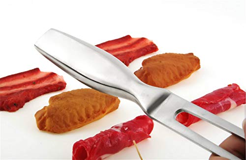 Kakamono Chef pro Stainless Steel Carving Fork Barbecue Fork BBQ Tools Meat Forks 12 Inch (10.5 Inch) - Thumbnail 5