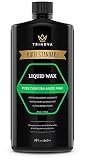 TriNova Liquid Carnauba Car Wax - Ultimate Shine and Protection. Easy Application, Protect Against Scratches, uv Rays. Deep Gloss, Premium Sealer 18oz