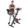 YYFITT-Foldable-Fitness-Exercise-Bike-with-Resistance-Bands-16-Magnetic-Resistance-Levels-with-Pulse-Sensor-PhoneTablet-Holder-with-Smooth-and-Quiet-Cycling YYFITT Foldable Fitness Exercise Bike with Resistance Bands, 16 Magnetic Resistance Levels with Pulse Sensor, Phone…