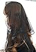 Vertex Style PBOX Anna Veils Chapel Catholic Church Mass Veil Spanish Lace Mantilla - Black Adonis
