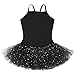 Ephex Little Big Girls Cotton Glitter Camisole Tutu Leotard
