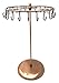 Bejeweled DisplayCopper Color 24 Hooks Rotating Necklace holer/Jewelry Organizer Display Stand w/ Gift Box