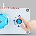 Speed Adjustable dosing Pump, Peristaltic Pump for Aquarium Lab Chemical Water Blue