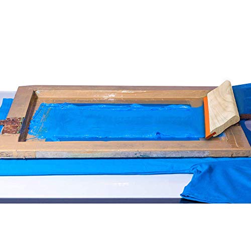 M-Aimee 2 Pieces 2 Sizes Screen Printing Squeegee, 75 Durometer Wooden Ink Scraper for Screen Printing - Thumbnail 7