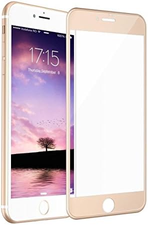 New 5D Curved Edge Full Cover Screen Protector Film For iPhone 8Plus 7plus 7p 8p 9H Hard - Gold