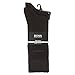 Hugo Boss Men's 2 Pair Plain 75% Cotton Socks 8.5-11 Men's Black