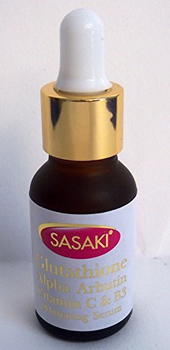 Sasaki skin whitening serum with glutathione 15 ml.