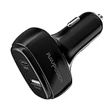RAVPower USB C PD Car Charger, 45W Type C Power Delivery Car Adapter Compatible MacBook, Pixel, iPhone Xs XR X 8 8 Plus, iSmart 2.0 Compatible Galaxy S9 S8, Note, Edge, iPad Pro Air Mini and More