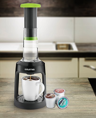 Gourmia-GKCP135-Manual-Coffee-Brewer-Single-Serve-Manual-Hand-French-Press-Coffee-Maker-No-Electricity-Brew-Coffee-Anywhere-Green