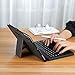 Vivefox iPad 9.7 Keyboard + Leather Case - 2018 iPad Folio Stand Cover, Detachable Keyboard Case with Pencil Holder, Auto Wake/Sleep Compatible Apple iPad 2018/2017, iPad Pro 9.7, iPad Air 2, (Black)