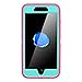 iPhone 7 Plus/8 Plus Shockproof Case,AICase [Heavy Duty] [Full Body] Built-in Screen Protector Water-Resistance Cover for Apple iPhone 8 Plus/7 Plus/6 Plus/6s Plus (Light Blue+Pink)