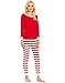 Leveret Women's Christmas Fitted 2 Piece Pajama Set Top & Pants 100% Cotton (Size XS-XL)
