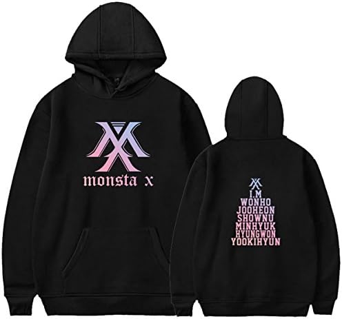 CTOOO 2018 New Monsta X Combined Album Men's and Women's Loose Pullover Hoodies XXS-3XL
