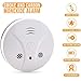 Combination Photoelectric Smoke Alarm and Carbon Monoxide Detector, Protect Your Home from Fire and Gas Leaks, Even When You're Away, 9V Battery Operated