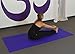 Yoga Accessories Extra Wide and Extra Long 1/4'' Thick Deluxe Yoga Mat (Purple)