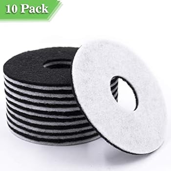 PAPIFEED Cat Water Fountain Filter, 10 Packs Filters for Cat Dog Automatic Dispenser, Premium Activated Carbon Replacement Filters, Compatible with ...