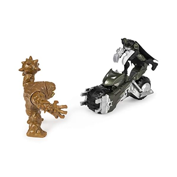 DC-Comics-BATMAN-Batcycle-Vehicle-Playset-with-10cm-action-figures-of-Batman-and-villain-different-variants DC Comics BATMAN Batcycle Vehicle with Exclusive BATMAN and CLAYFACE 4-Inch Action Figures (Styles Vary)