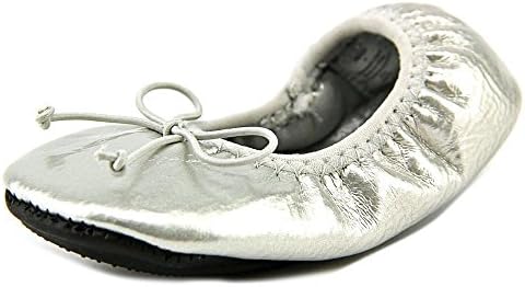 Natural Steps Fame Ballet Flat (Infant/Toddler/Little Kid),Silver Crinkle Patent,3 M US Infant