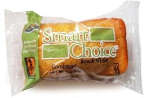 MUFFIN TOWN Smart Choice Wholegrain Cornbread Loaf, 2 Ounce -- 72 per case.