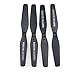 Sdoveb 4pcs ABS Propeller/Blades Protection Cover/Drone Tripod Bracket/Flight Motor for JJ-RC H68 RC Quadcopter (4pcs ABS Propeller)