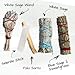 Sage Smudge Stick Kit - White Sage, Palo Santo, Mini Sage, Sage and Sweetgrass Smudging Sticks PLUS a Selenite Crystal & How to Guide for Cleansing your Home - Hand tied in California (Selenite)