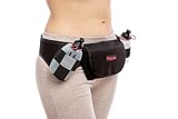 Hydration Running Belt With Two BPA-Free Water Bottles Included by Active Vibe | Fits iPhone 6 Plus, iPhone 7 Plus |Easily Adjustable|