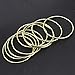 JETEHO 10 Pack 3 Inch Gold Dream Catcher Metal Rings Hoops Macrame Ring for Dreamcatchers and Crafts