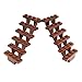 Lego Parts: Stairs 7 x 4 x 6 Straight Open (Pack of 2 - Reddish Brown)