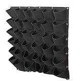 Wall Hanging Planting Bag, Gosear Garden Vertical Hanging Wall Planting Bag Indoor Outdoor Herb Planter 36 Pocket