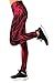 Neonysweets Womens Printed Yoga Pants Active Workout Leggings Stretch Tights L Pink/Black